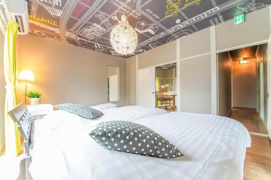 Sanacion Namba 難波千日前の5Ldk120平米 駅徒歩2分 広々バルコニーでバーベキューも可能 Apartment Осака Екстериор снимка