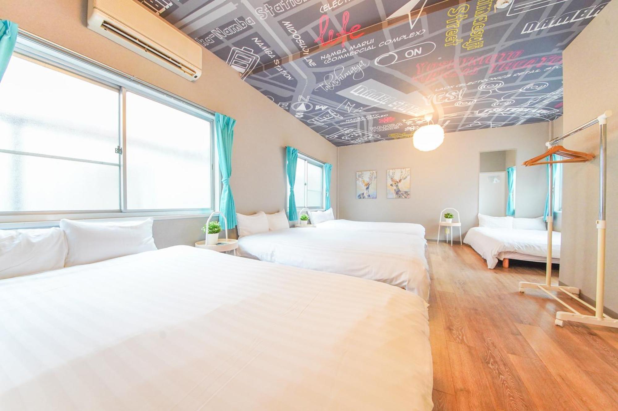 Sanacion Namba 難波千日前の5Ldk120平米 駅徒歩2分 広々バルコニーでバーベキューも可能 Apartment Осака Екстериор снимка